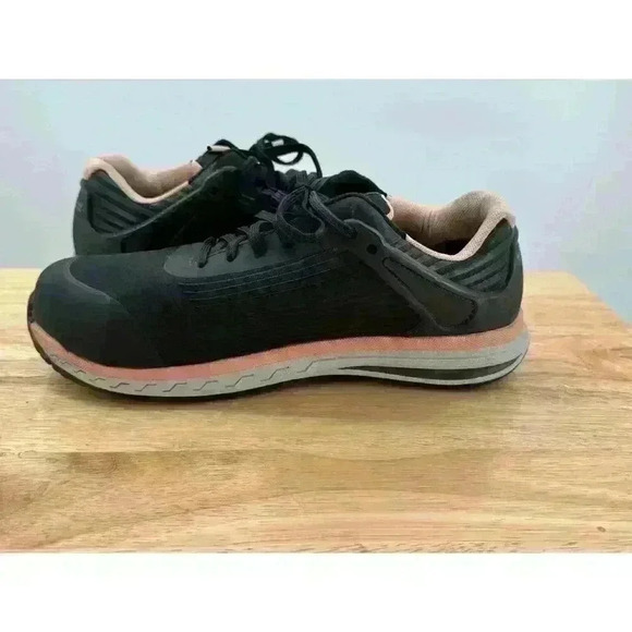 Timberland PRO‎ Drivetrain Comp-Toe Work Sneaker Black & Pink Women's Size 8.5 - Picture 9 of 12